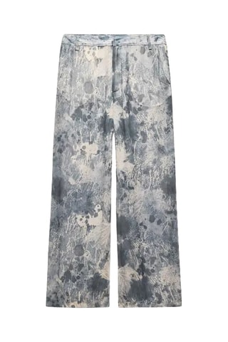 Broek tie and dye - Lichtgrijs