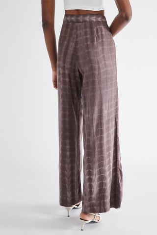 Broek Hoge Taille Bruin