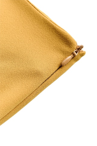 Broek Flare Cut - Mosterdgeel