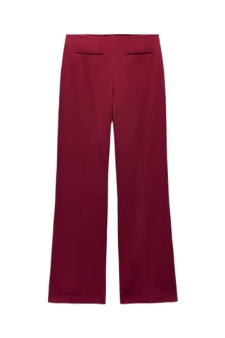 Broek Flare Cut - Bordeauxrood