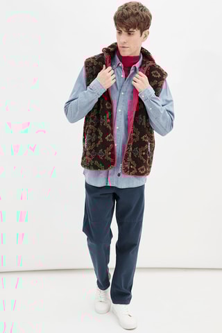 Rechte Broek Marineblauw