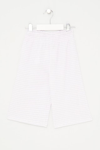 Broek - paars en wit