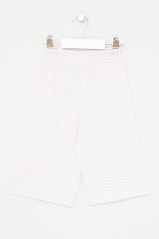 Broek - paars en wit