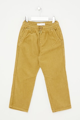 Velours Broek - Mosterdgeel