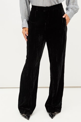 Velours Broek - Zwart