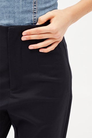 Broek Hoge Taille - Marineblauw