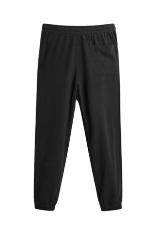 Linnen Joggingbroek - Zwart