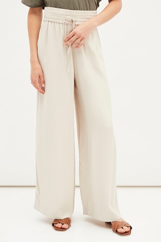 Broek Wide Legs - Beige