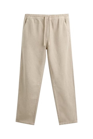 Linnen Joggingbroek - Beige