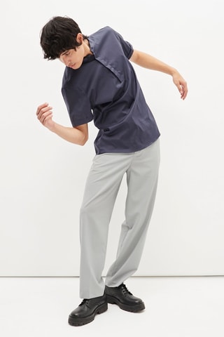 Wollen Broek - Grijs