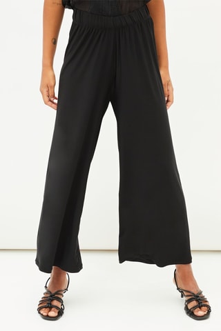 Broek Wide Legs - Zwart