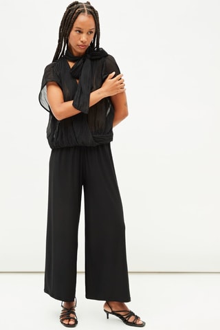 Broek Wide Legs - Zwart