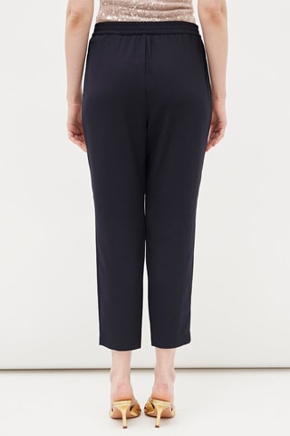 7/8 Rechte Broek Zwart