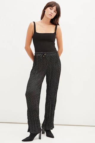 Broek Wide Legs - Zwart