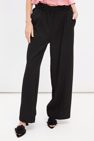 Broek Wide Legs - Zwart