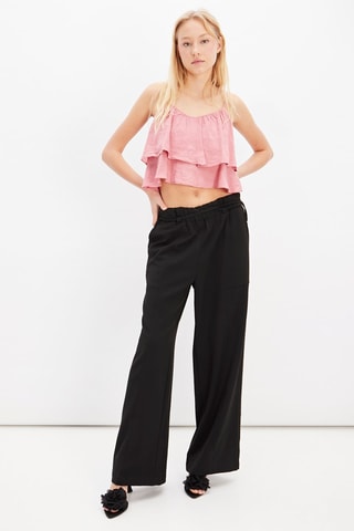 Broek Wide Legs - Zwart