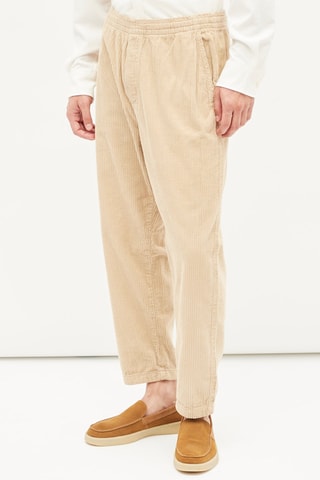 Velours Broek - Beige