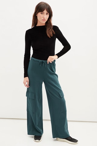 Cargobroek - Petrolblauw