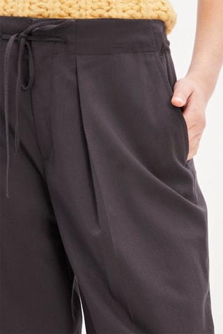 Broek wide legs - Grijs