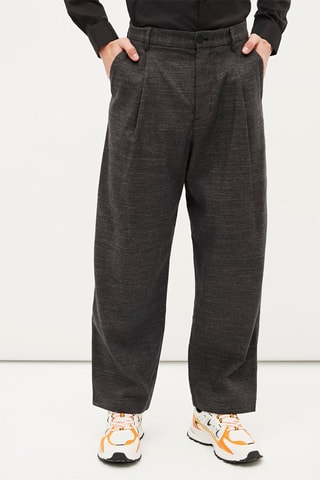 Broek Relaxed - Gemêleerd Grijs