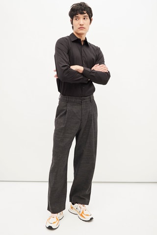 Broek Relaxed - Gemêleerd Grijs