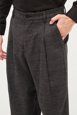 Broek Relaxed - Gemêleerd Grijs