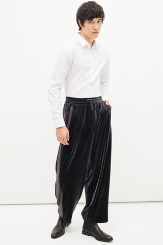 Velours Broek - Zwart