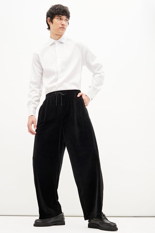 Velours Broek - Zwart