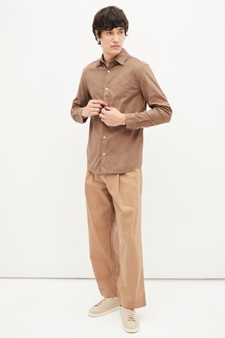 Rechte Linnen Broek - Beige