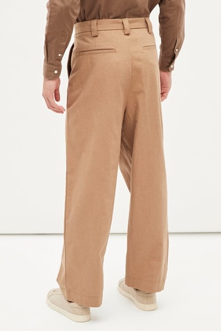 Rechte Linnen Broek - Beige