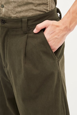 Velours Broek - Groen