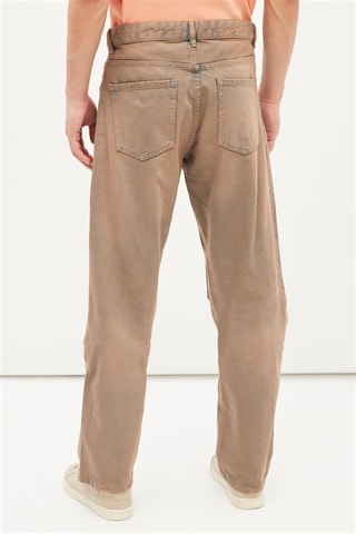 Rechte Jeans - Bruin