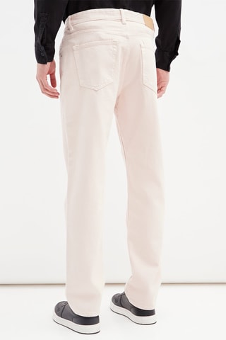 Jeans recht model - Beige