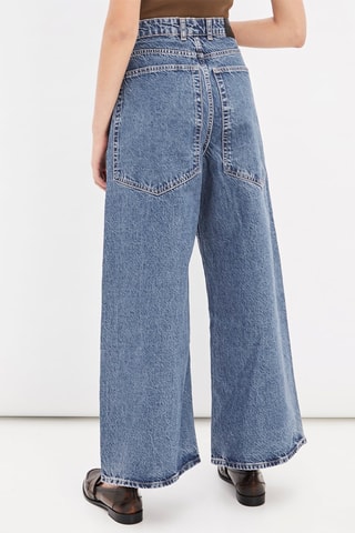 Jeans wide legs - Blauw