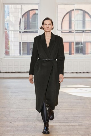 Wollen Jas - Donkergroen