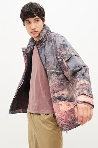 Jasje met Capuchon - Grijs en Roze