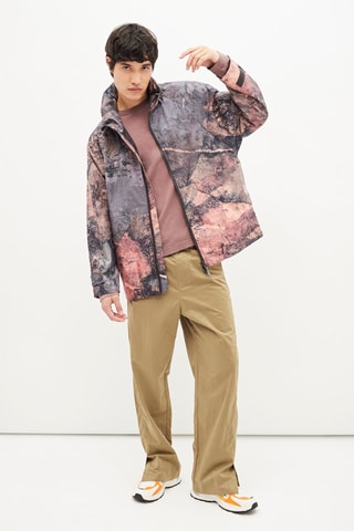 Jasje met Capuchon - Grijs en Roze