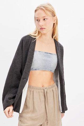 Wollen Jasje - Grijs