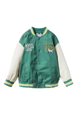 Baseball jasje. Lichtgroen