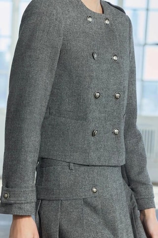 Wollen Jasje - Donkergrijs