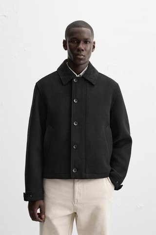 Wollen Jasje - Zwart