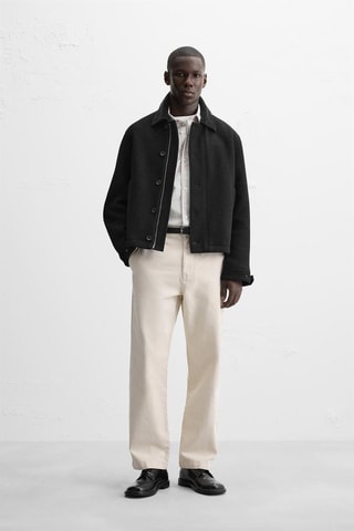 Wollen Jasje - Zwart