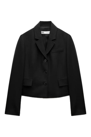 Wollen Jasje - Zwart