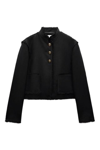 Wollen Jasje - Zwart