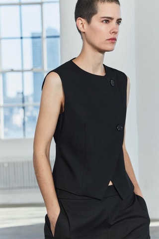 Mouwloos Jasje - Zwart