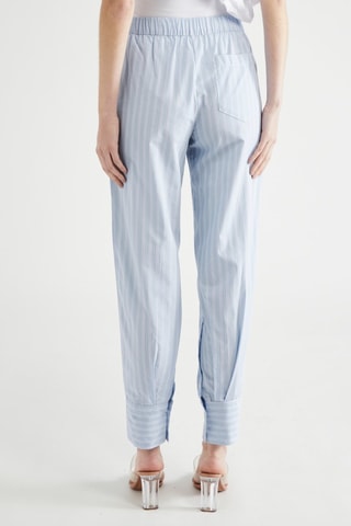 Soepelvallende broek - Blauw