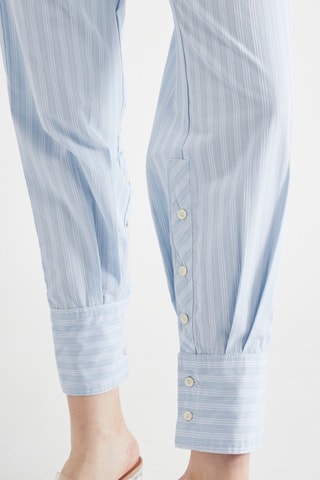 Soepelvallende broek - Blauw