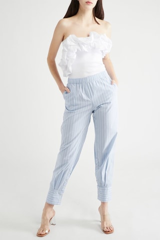 Soepelvallende broek - Blauw