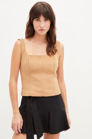 Crop Top - Beige