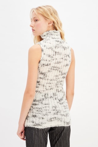 Top - Gemêleerd Grijs